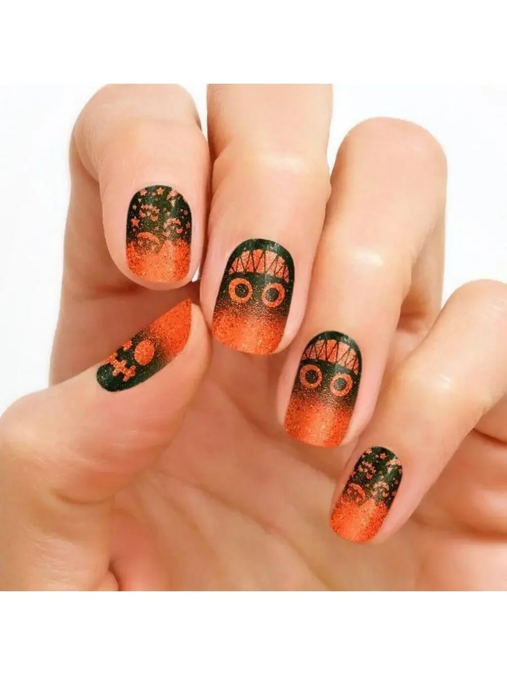 Color Street Brand Nail Strips/Halloween Themed “Pumpkin To Talk About”